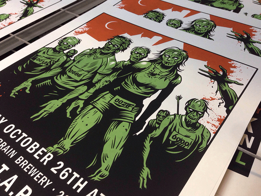 Zombie Run Prints